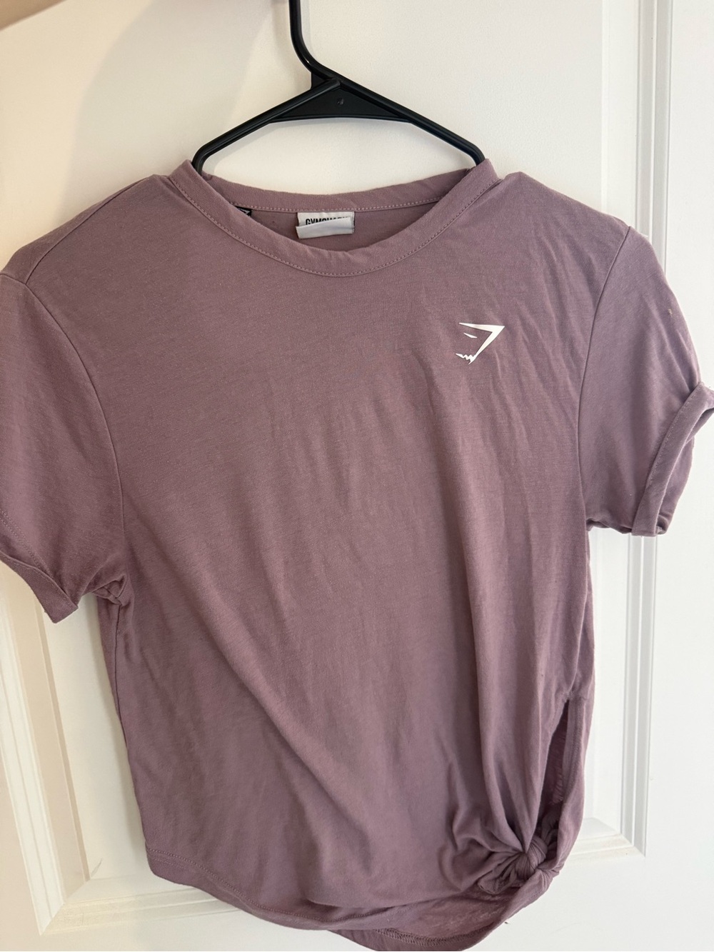 Gymshark Mauve Short-Sleeve Logo Tee